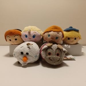 Frozen Tsum Tsum Mini Plushies Lot